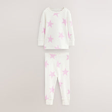 Load image into Gallery viewer, Pink Heart/Star Stampy Snuggle Pyjamas 3 Pack (12mths-8yrs)