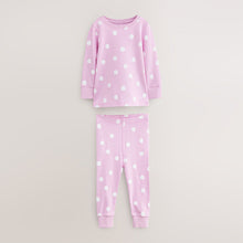 Load image into Gallery viewer, Pink Heart/Star Stampy Snuggle Pyjamas 3 Pack (12mths-8yrs)