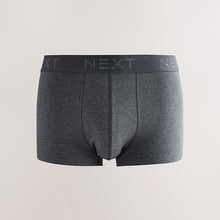 Load image into Gallery viewer, Blue/Grey Hipster Cotton Rich Trunks 5 Pack
