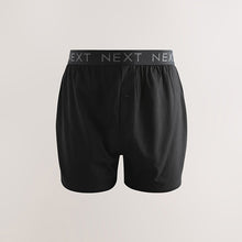 Load image into Gallery viewer, Black 5 Pack Loose Boxers