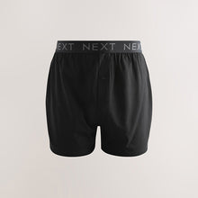 Load image into Gallery viewer, Black 5 Pack Loose Boxers