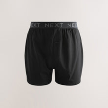 Load image into Gallery viewer, Black 5 Pack Loose Boxers