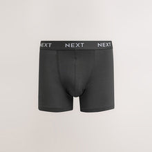 Load image into Gallery viewer, Blue 5 Pack Cotton Rich Trunk Boxers