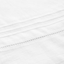 Load image into Gallery viewer, White V-Neck Ruffle Sleeve Mini Dress with Linen