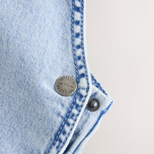 Load image into Gallery viewer, Light Blue Denim Slouch Dungarees (3mths-6yrs)