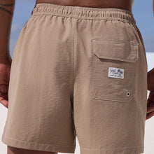 Load image into Gallery viewer, Stone Contrast Stitch Swim Shorts