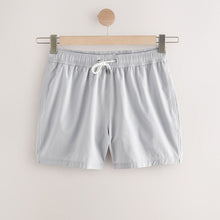 Load image into Gallery viewer, Grey Seersucker Swim Shorts