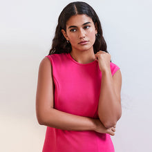 Load image into Gallery viewer, Pink Mini Shift Dress