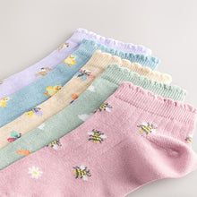 Load image into Gallery viewer, Spring Animals Trainer Socks 5 Pack