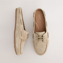 Load image into Gallery viewer, Sand Forever Comfort® Leather Round Toe Boat Mules