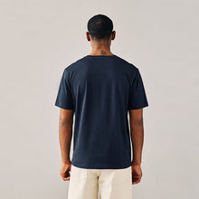 Load image into Gallery viewer, Navy/Blue/Pink/Green Regular Fit T-Shirts 4 Pack