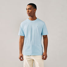 Load image into Gallery viewer, Navy/Blue/Pink/Green Regular Fit T-Shirts 4 Pack