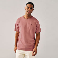 Load image into Gallery viewer, Navy/Blue/Pink/Green Regular Fit T-Shirts 4 Pack