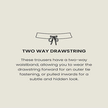 Load image into Gallery viewer, White Relaxed Fit Linen Cotton Chino Trousers