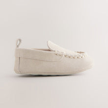 Load image into Gallery viewer, Neutral Loafer Baby Suede Shoes (0-24mths)