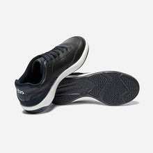 Load image into Gallery viewer, Men's sneakers made of navy leather France