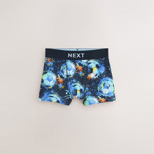 Load image into Gallery viewer, Blue Football Print Boxers 5 Pack (5-12yrs)