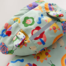 Load image into Gallery viewer, Green Character Waterproof Jacket (6mths-6yrs)
