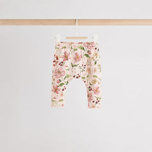 Load image into Gallery viewer, White/Pink/Bunny/Floral Baby Long Sleeve Top and Leggings Set (0-18mths)