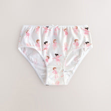 Load image into Gallery viewer, Pink Ballerina Briefs 7 Pack (3-12yrs)