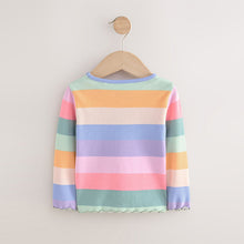 Load image into Gallery viewer, Rainbow Rib Long Sleeve T-Shirt (3mths-6yrs)
