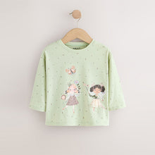 Load image into Gallery viewer, Green Fairy Long Sleeve T-Shirt (3mths-6yrs)
