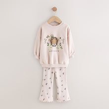 Load image into Gallery viewer, Light Pink Fairy Sweatshirt & Flare Leggings Set (3mths-4yrs)