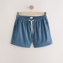 Load image into Gallery viewer, Slate Blue Contrast Stitch Swim Shorts