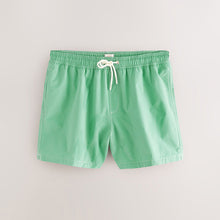 Load image into Gallery viewer, Sage Green Contrast Stitch Swim Shorts