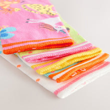 Load image into Gallery viewer, Multi 5 Pack Cotton Rich Flamingo Ankle Socks