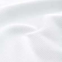 Load image into Gallery viewer, White Ribbed Short Sleeve Crew T-Shirt