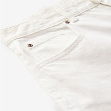 Load image into Gallery viewer, White Longline Jort Denim Shorts