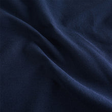 Load image into Gallery viewer, Navy Blue Stretch Oxford Short Sleeve Shirt