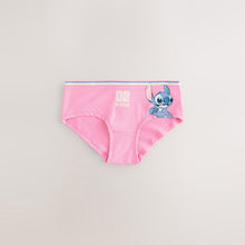 Load image into Gallery viewer, Pink/Blue Lilo and Stitch Hipsters 5 Pack (2-12yrs)