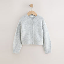 Load image into Gallery viewer, Grey Button Up Cardigan (3-12yrs)