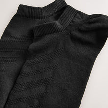 Load image into Gallery viewer, Black Active Low Rise Trainers Socks 5 Pack