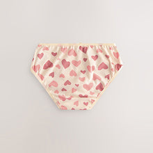 Load image into Gallery viewer, Pink Hearts Briefs 10 Pack (3-12yrs)