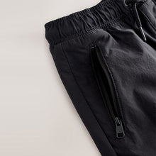 Load image into Gallery viewer, Black Cargo Premium Trousers (4-10yrs)