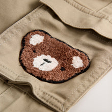 Load image into Gallery viewer, Tan Brown Bear Regular Fit Cargo Trousers (3mths-6yrs)