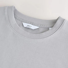 Load image into Gallery viewer, Ice Grey Regular Fit Smart Soft Touch Heavyweight T-Shirt