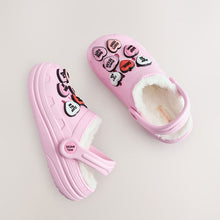 Load image into Gallery viewer, Pink Heart Slipper Clogs