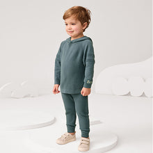 Load image into Gallery viewer, Blue Knitted Hoodie and Jogger Set (3mths-6yrs)