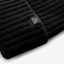 Load image into Gallery viewer, Black Knitted Beanie Hat (1-13yrs)