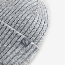 Load image into Gallery viewer, Grey Twist Knitted Beanie Hat (1-13yrs)