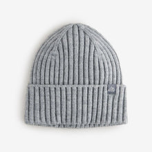 Load image into Gallery viewer, Grey Twist Knitted Beanie Hat (1-13yrs)