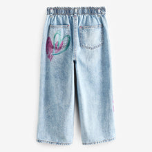 Load image into Gallery viewer, Denim 100% Cotton Graffiti Print Jeans (3mths-5yrs)