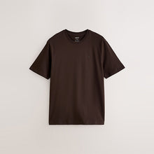 Load image into Gallery viewer, Brown/Cream/Rust/Neutral Regular Fit T-Shirts 4 Pack