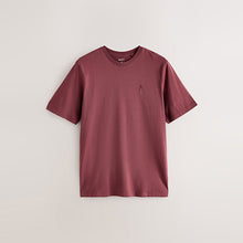 Load image into Gallery viewer, Brown/Cream/Rust/Neutral Regular Fit T-Shirts 4 Pack