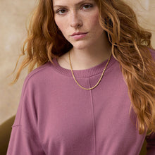 Load image into Gallery viewer, Rose Pink Soft Touch Cosy Seam Crew Neck Jumper