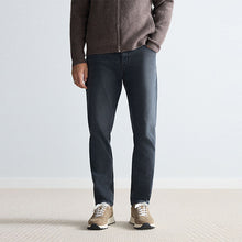 Load image into Gallery viewer, Charcoal Grey Slim Fit Motion Flex Ultra Soft Jeans